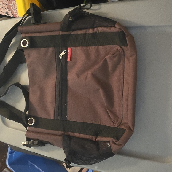 Skip Hop Brown Messenger Bag - Picture 1 of 3